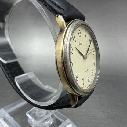 Seiko Avenue Watch Men 31mm Champagne Dial Gold Tone Round 5P31-6220 NewBat READ3