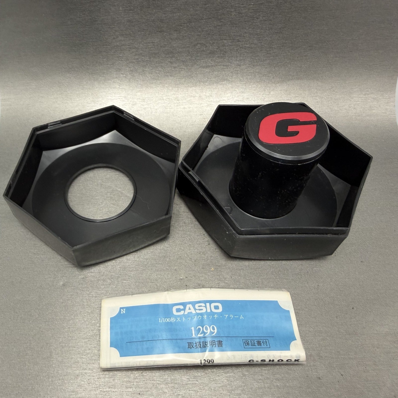 Casio GShock DW002 Watch Men 48mm Lucky Strike Digital Black Red New Battery12
