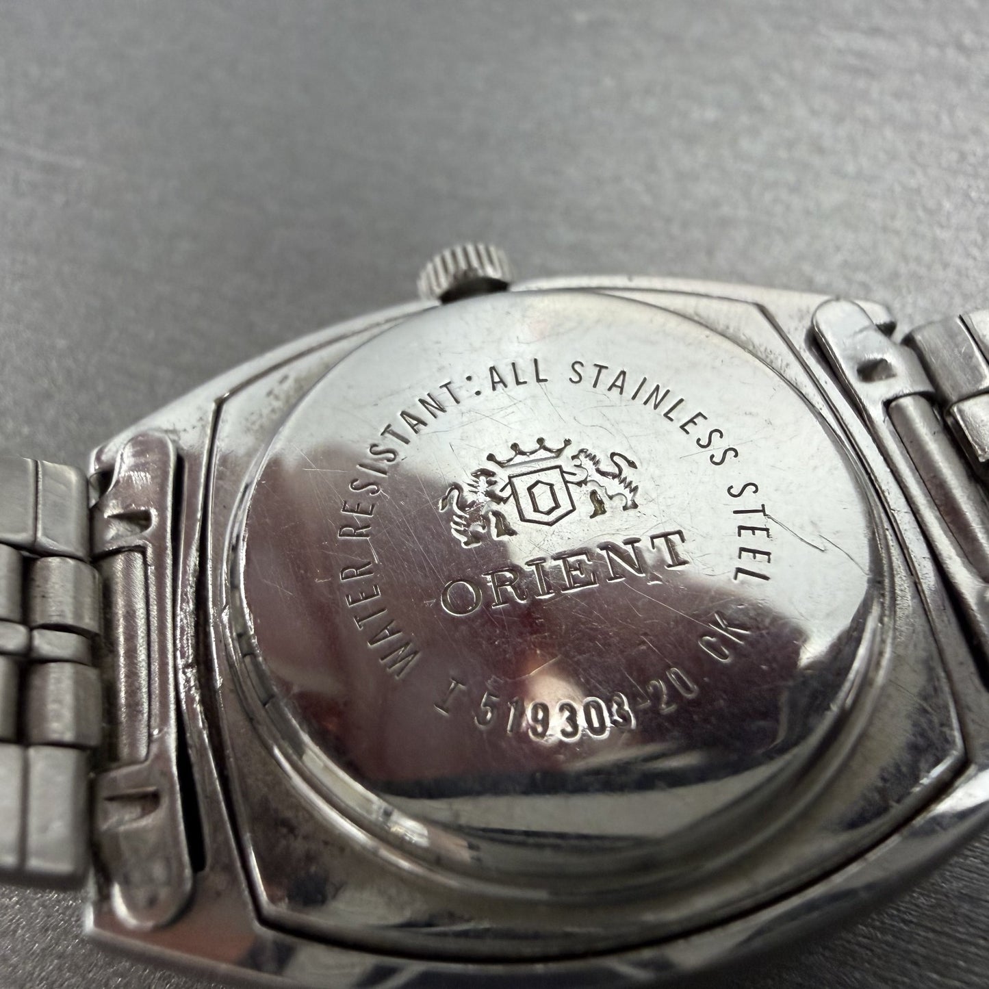 Orient Watch Women 24mm Blue Dial Silver Tone Day date Rectangle New Battery9
