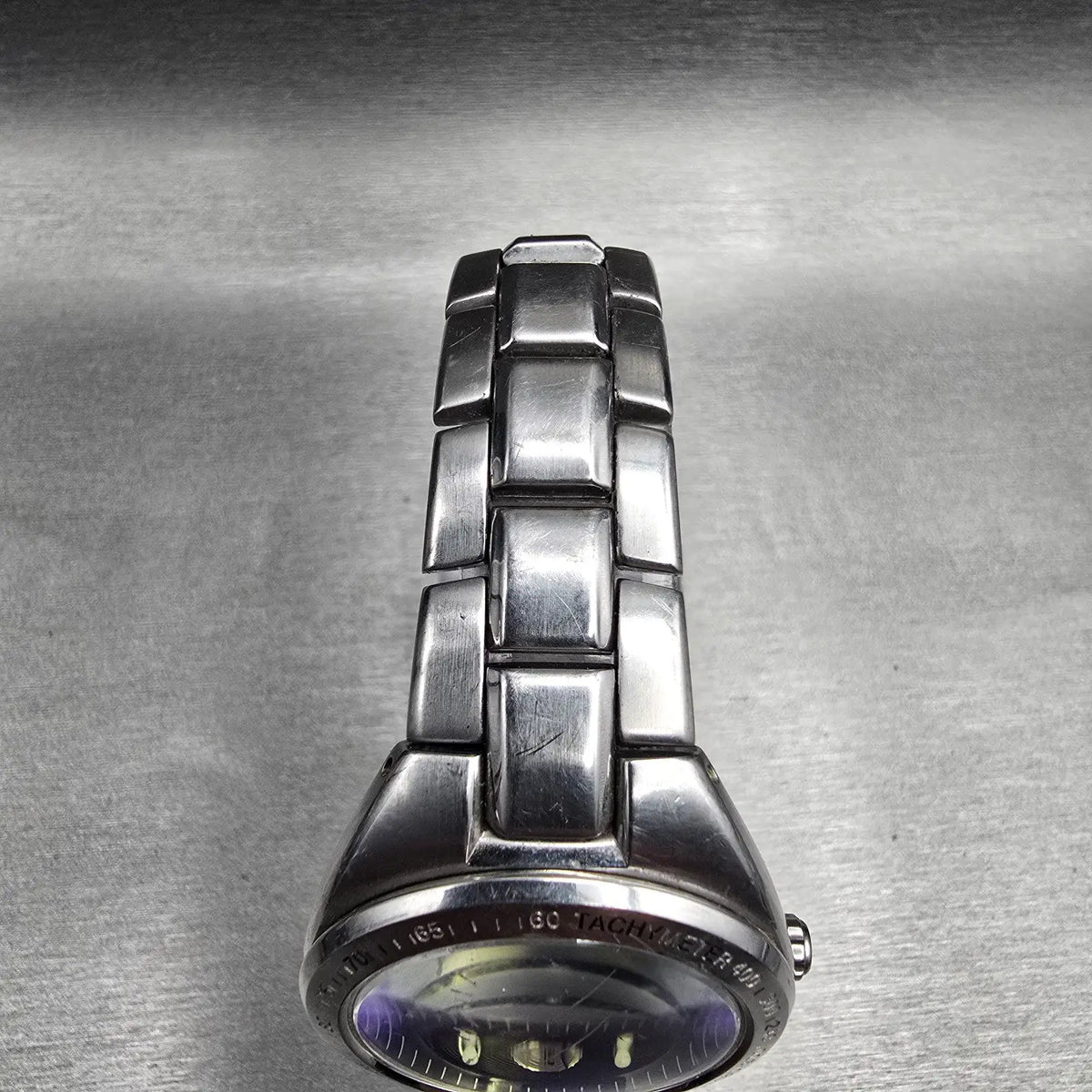 Fossil Blue Watch Men 35mm Blue Dial Silver Tone Daydate BQ-9086 New Battery4