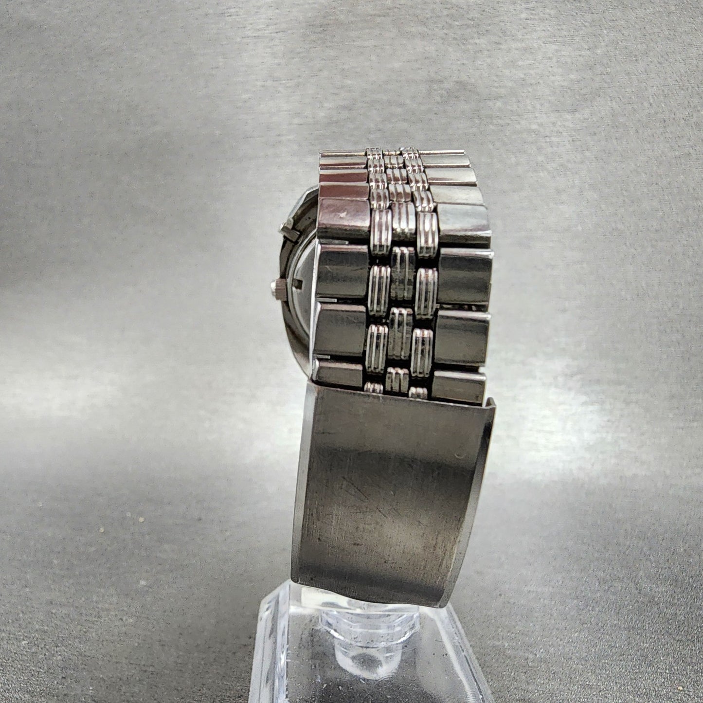 Orient AAA Deluxe Watch Men 37mm White Dial Silver Tone Daydate Cushion PARTS7