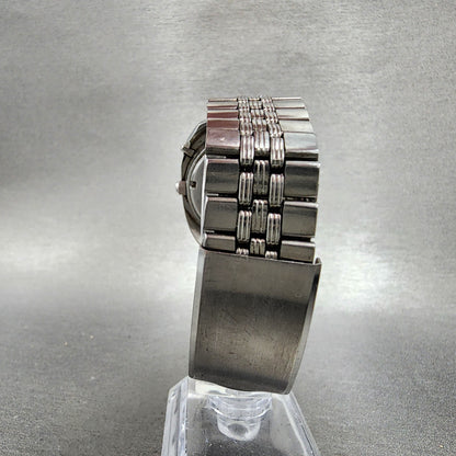 Orient AAA Deluxe Watch Men 37mm White Dial Silver Tone Daydate Cushion PARTS7