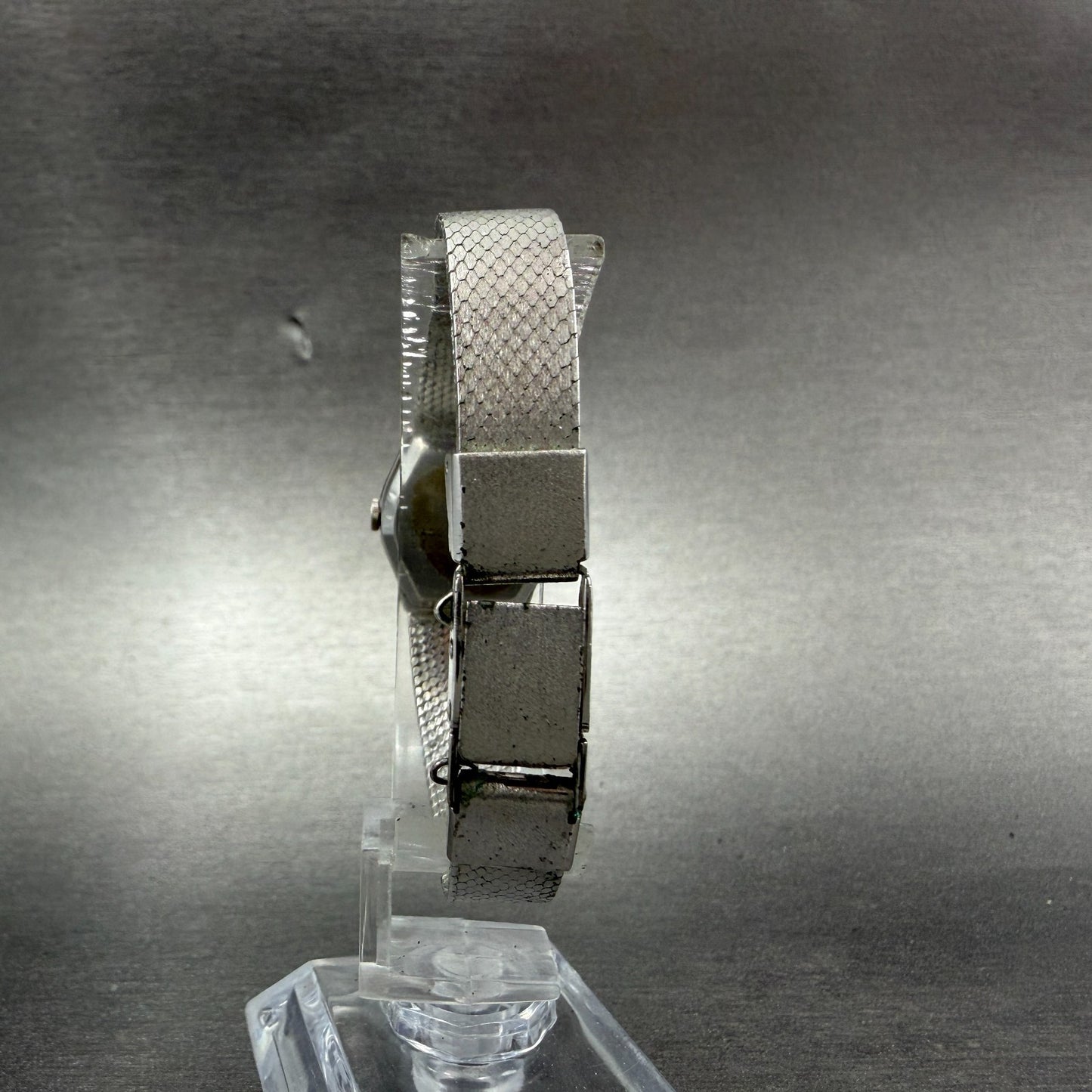 Seiko Watch Women 19mm Silver Dial Silver Tone Round 16-0079 New Battery JYYF67