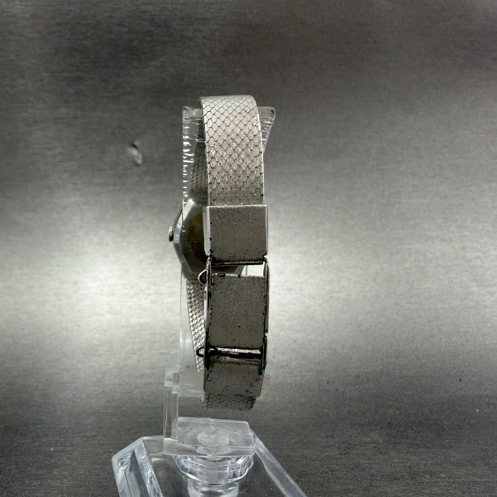 Seiko Watch Women 19mm Silver Dial Silver Tone Round 16-0079 New Battery JYYF67