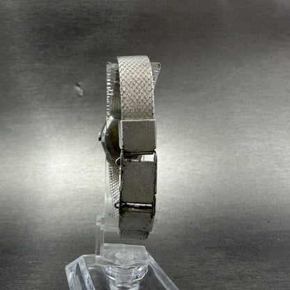 Seiko Watch Women 19mm Silver Dial Silver Tone Round 16-0079 New Battery JYYF67