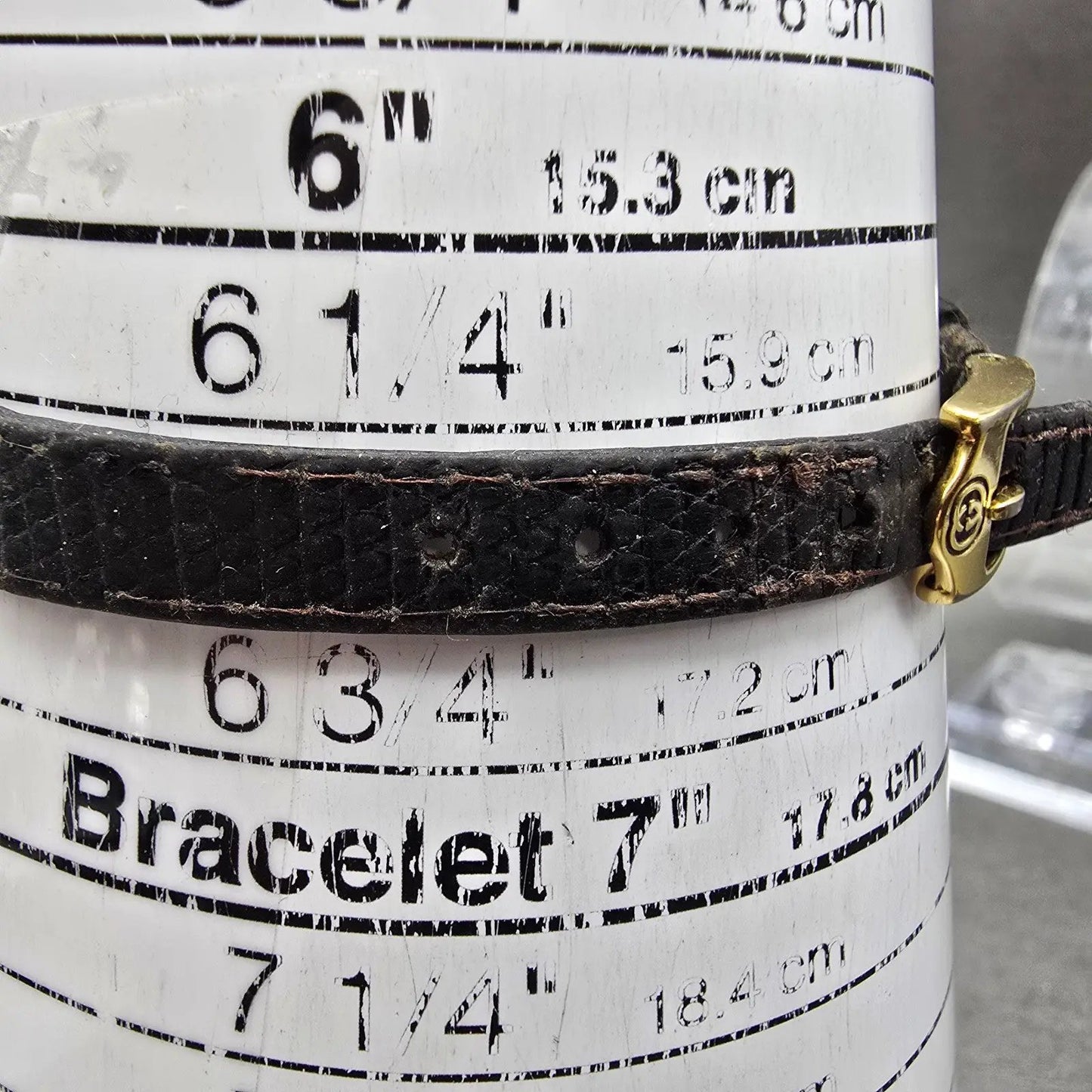Gucci 2000L Watch Women 22mm Black Dial Gold Plated Round New Battery VTG BQWE11