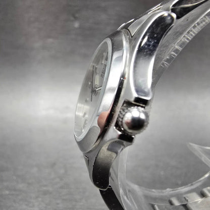 ESQ Watch Women 26mm Silver Dial Steel Date Round E5054 New Battery2