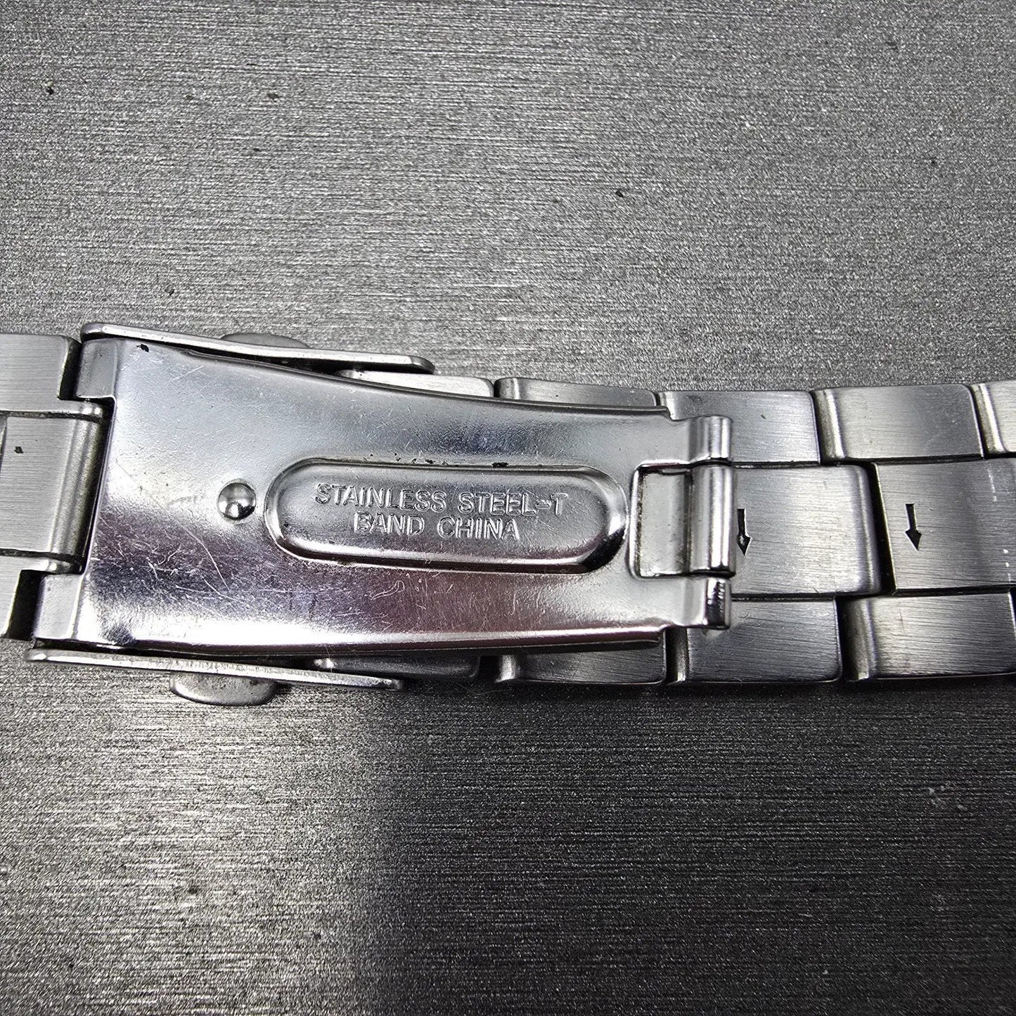 Seiko Bracelet 20mm Stainless Steel Silver Tone Tri Folding Clasp 4A5G1CI Japan13