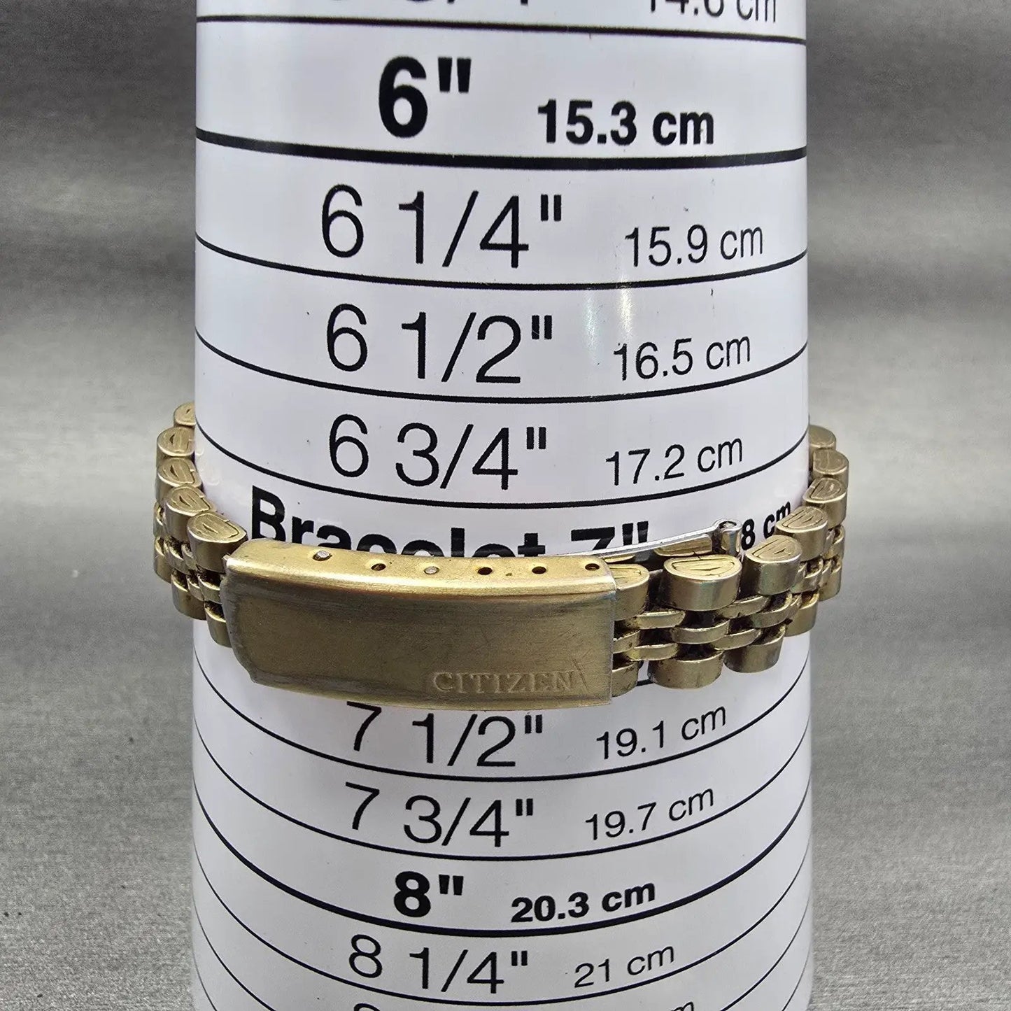 Citizen CQ Watch Women 25mm Gold Dial Gold Tone Daydate 1002-R15101 New Battery9