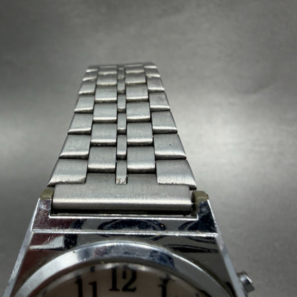 Casio Illuminator MQ-405 Watch Men 35mm White Dial Silver Tone READ! New Battery4