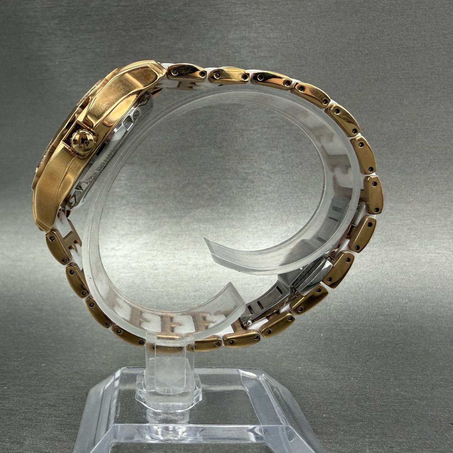 Starking Automatic Watch Women 35mm MOP Dial Rose Gold Tone Skeleton Runs6