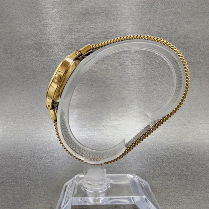 Seiko Watch Women 21mm Champagne Dial Gold Tone Oval 165960 New Battery6