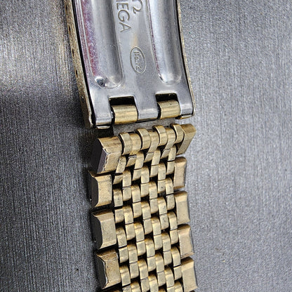 Omega Bracelet 18mm Beads Of Rice 14k Gold Filled No.12 570 End links VTG7