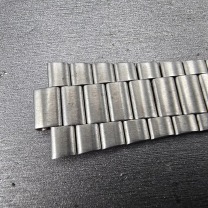 Seiko  Bracelet 20mm Stainless Steel Silver Tone Tri Folding Clasp VTG Japan1