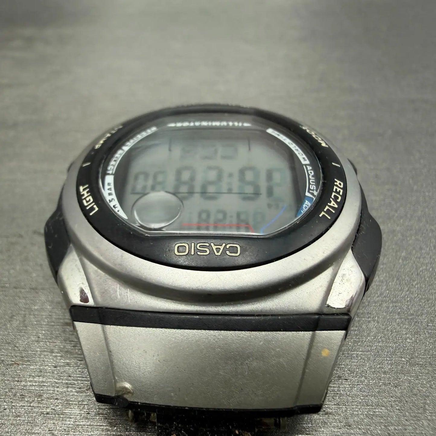 Casio WV-57HJ Watch Men 41mm Digital Silver Alarm Chronograph New Battery4
