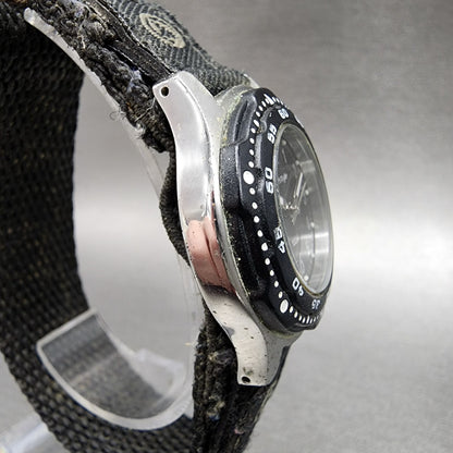Free Style Dive Watch Women 32mm Black Dial Steel Round New Battery3