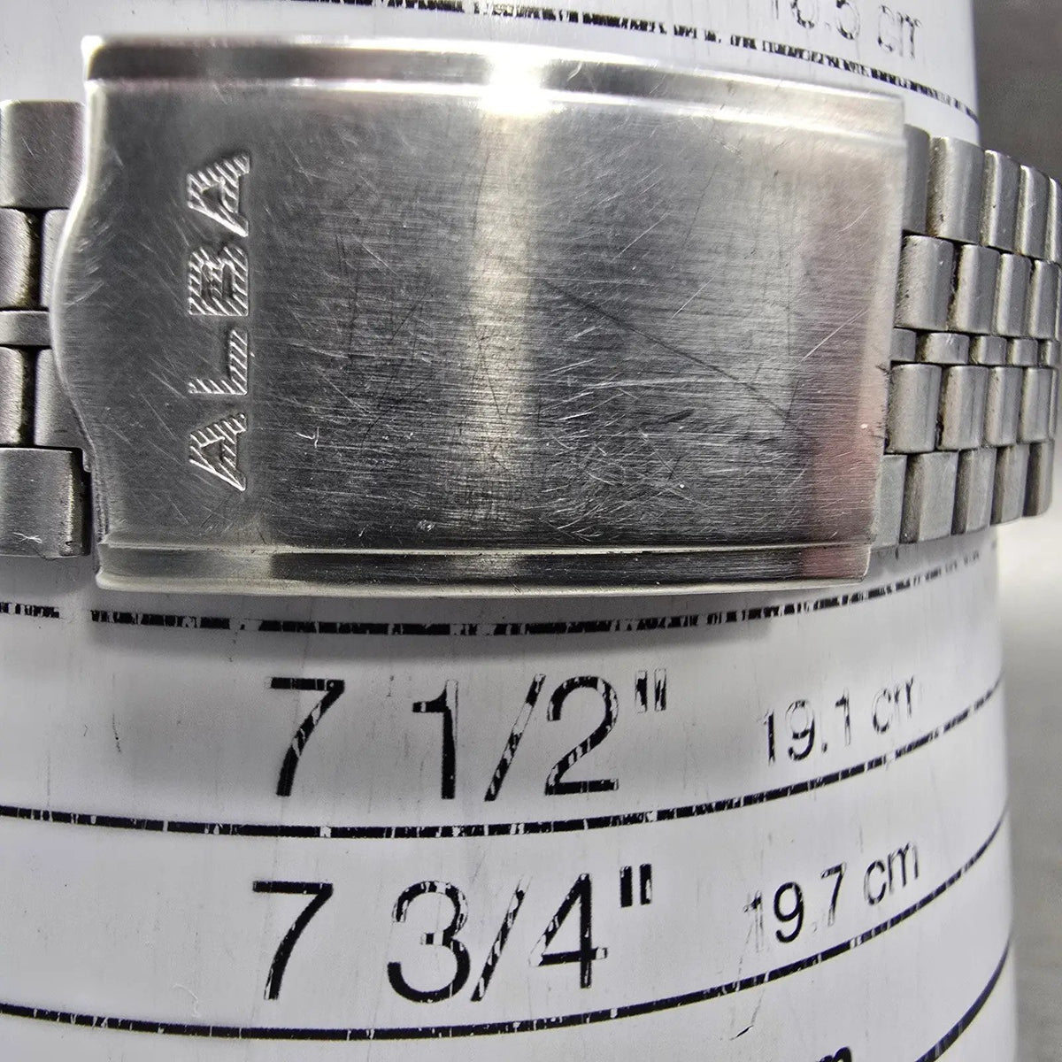 Alba Digital Watch Men 36mm Silver Alarm Chronograph Y7354A40 READ!!!!! New Batt10