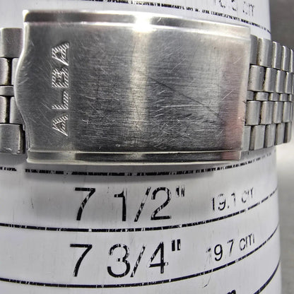 Alba Digital Watch Men 36mm Silver Alarm Chronograph Y7354A40 READ!!!!! New Batt10