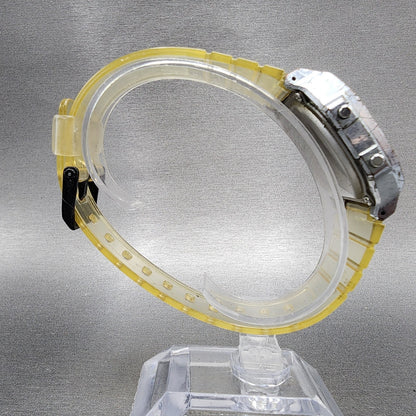 Casio Illuminator Watch Men 36mm Digital Silver Tone Octagon A168XE New Battery8
