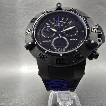 Invicta Subaqua Noma III Chronograph Big Date Watch Men 50mm Black Blue NewBatt5