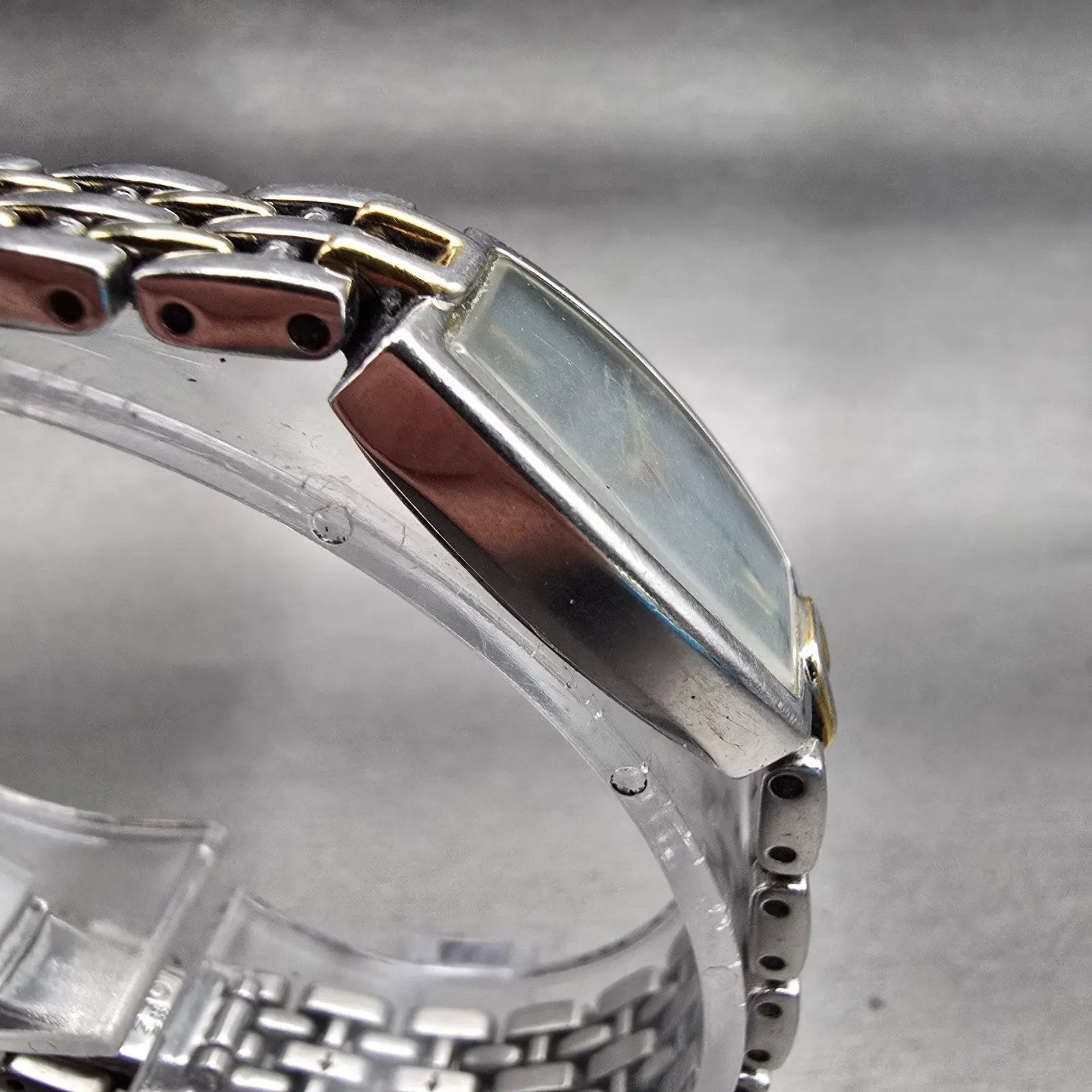 Seiko Watch Women 16mm MOP Dial Silver Tone Oval 1N00-0JL0 New Battery Vintage3