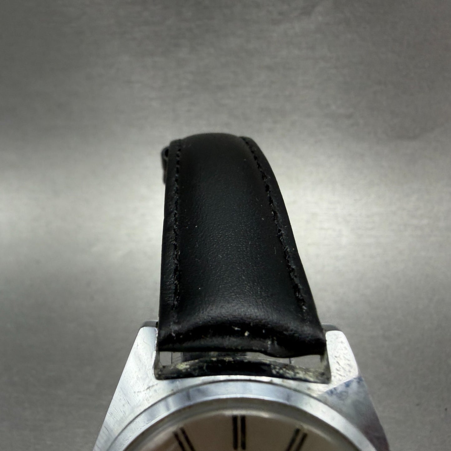 Seiko School Time Watch Men 35mm Silver Dial Steel Date Manual 5000-7000 Runs4