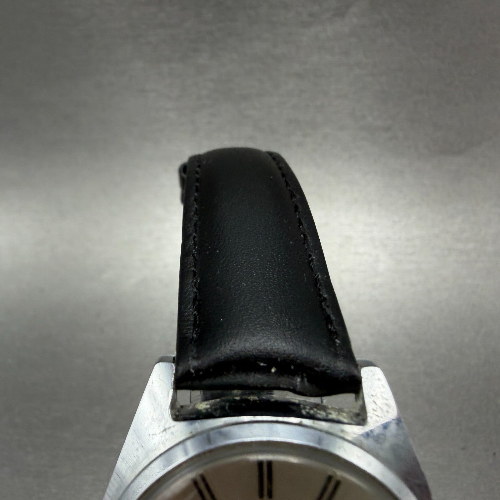 Seiko School Time Watch Men 35mm Silver Dial Steel Date Manual 5000-7000 Runs4