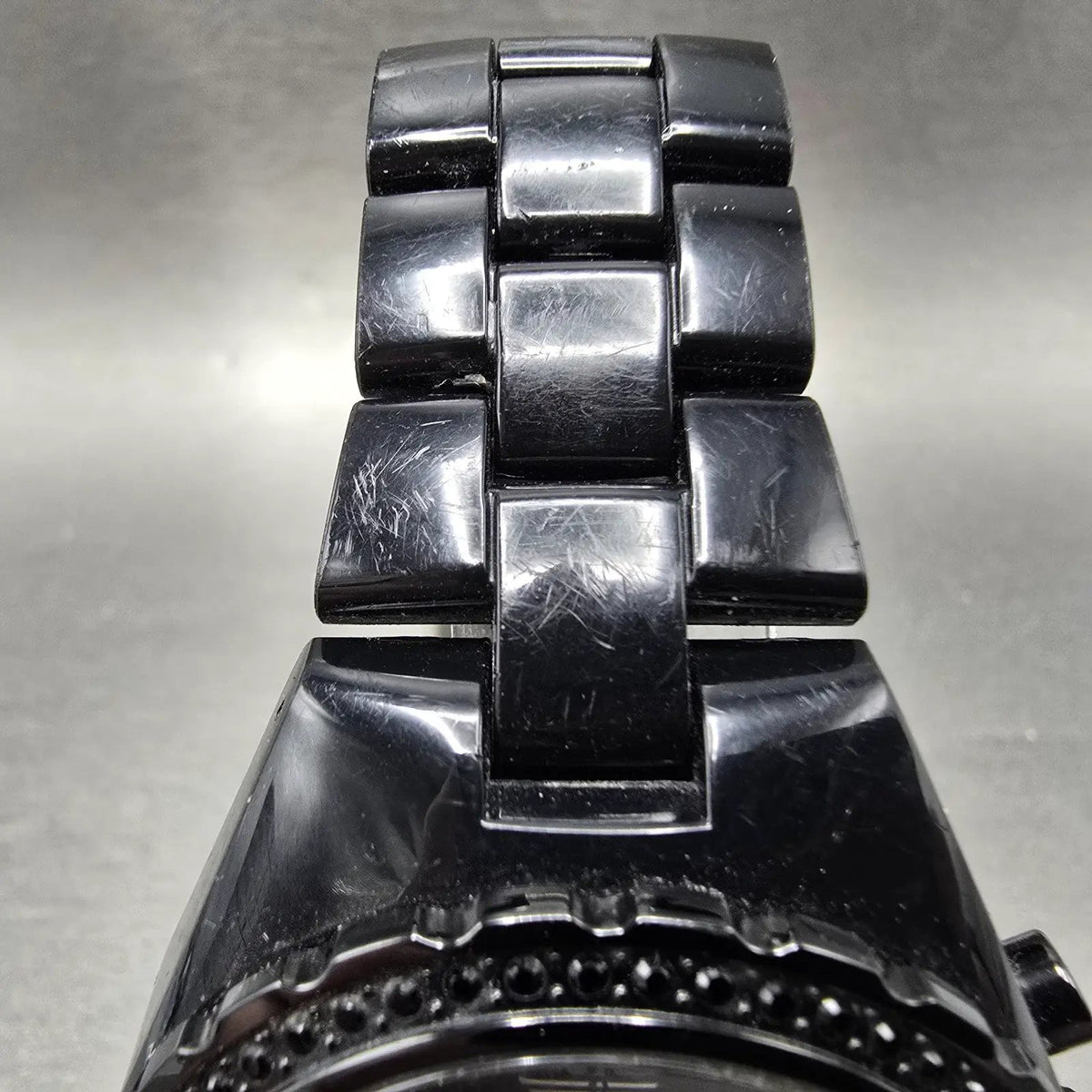 Adidas Cambridge Chronograph Watch Men 44mm Black Dial Black Date New Battery4