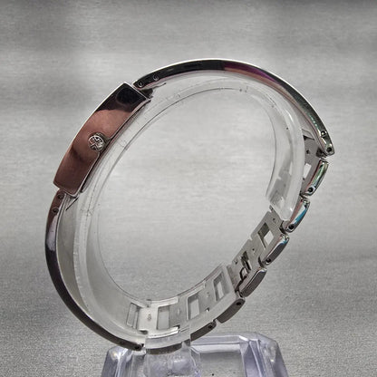 Skagen Watch Women 16mm Black Dial Silver Tone Rectangle 299SSXB New Battery6
