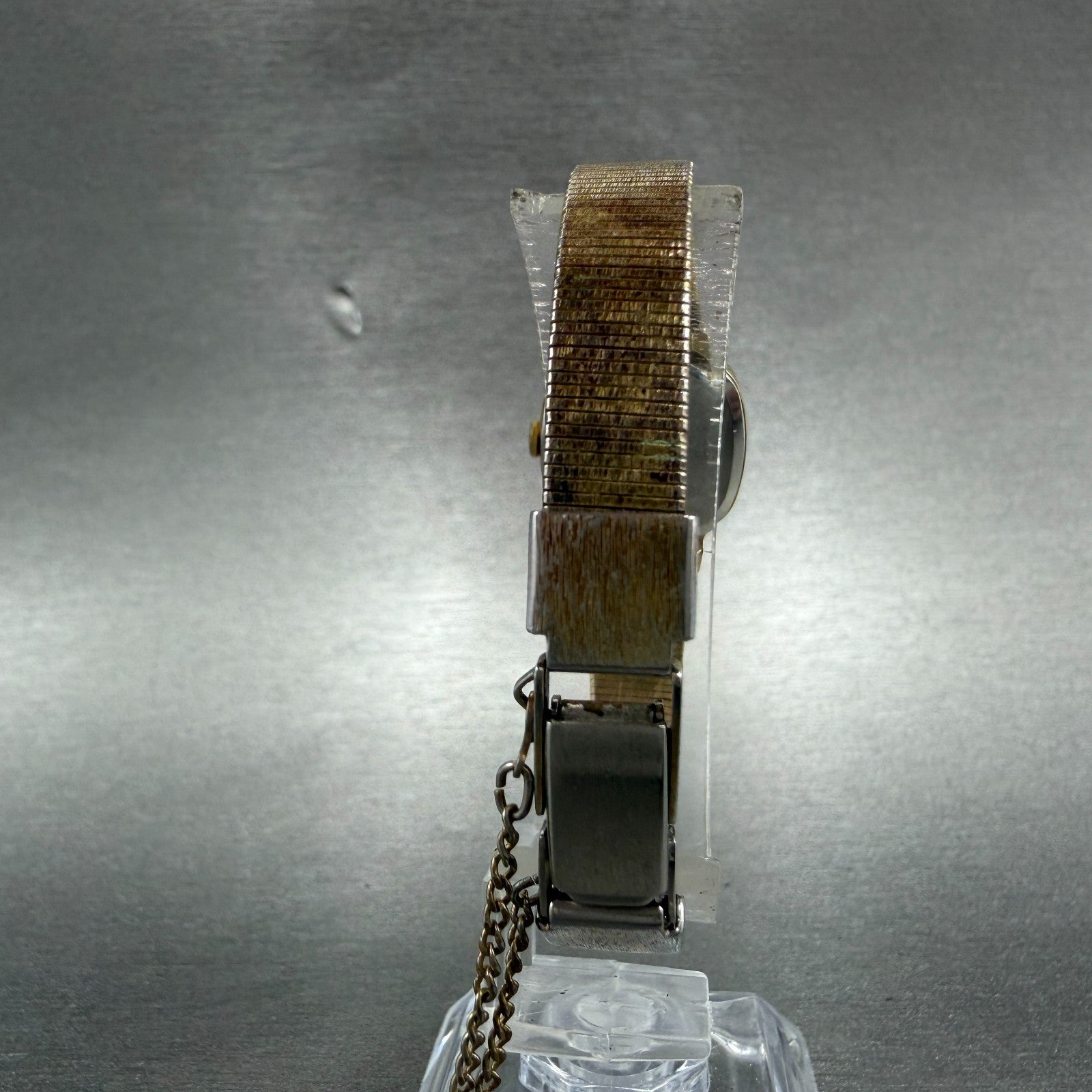 Seiko Watch Women 19mm Champagne Dial Gold Tone Hexagon 1400-5280 New Battery7