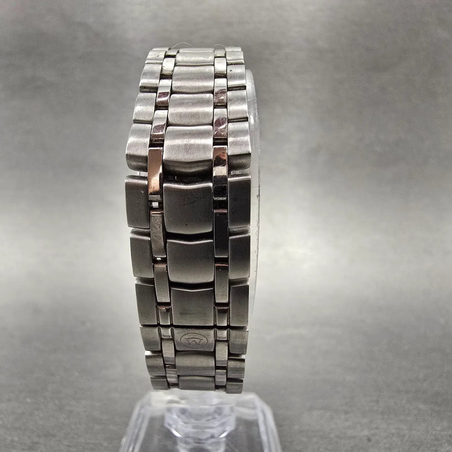 Movado Automatic Watch Women 27mm Black Dial Silver Tone Round 0606919 Runs7