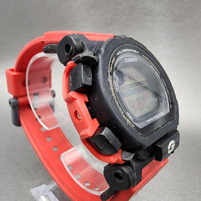 Casio GShock DW003 Watch Men 44mm Digital Black Red Round READ!!! New Battery3
