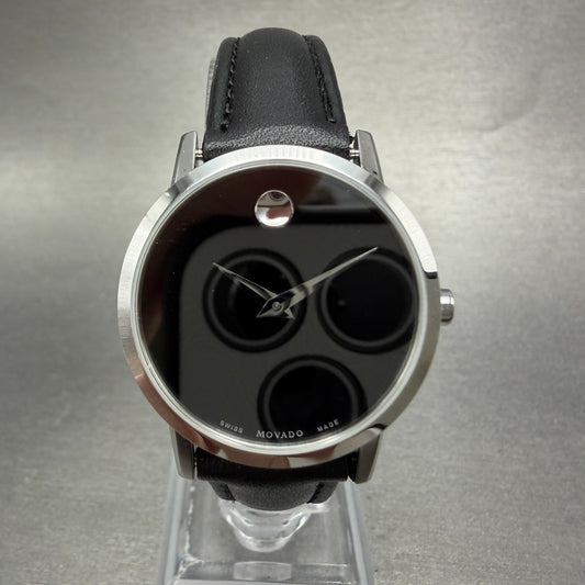 Movado Museum Classic Watch Women 28mm Black Dial Stainless steel Round 0607220A0