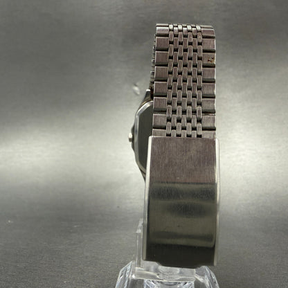 Citizen Vega Watch Men 30mm Silver Dial Silver Tone Daydate 5F00-L04080 PARTS8