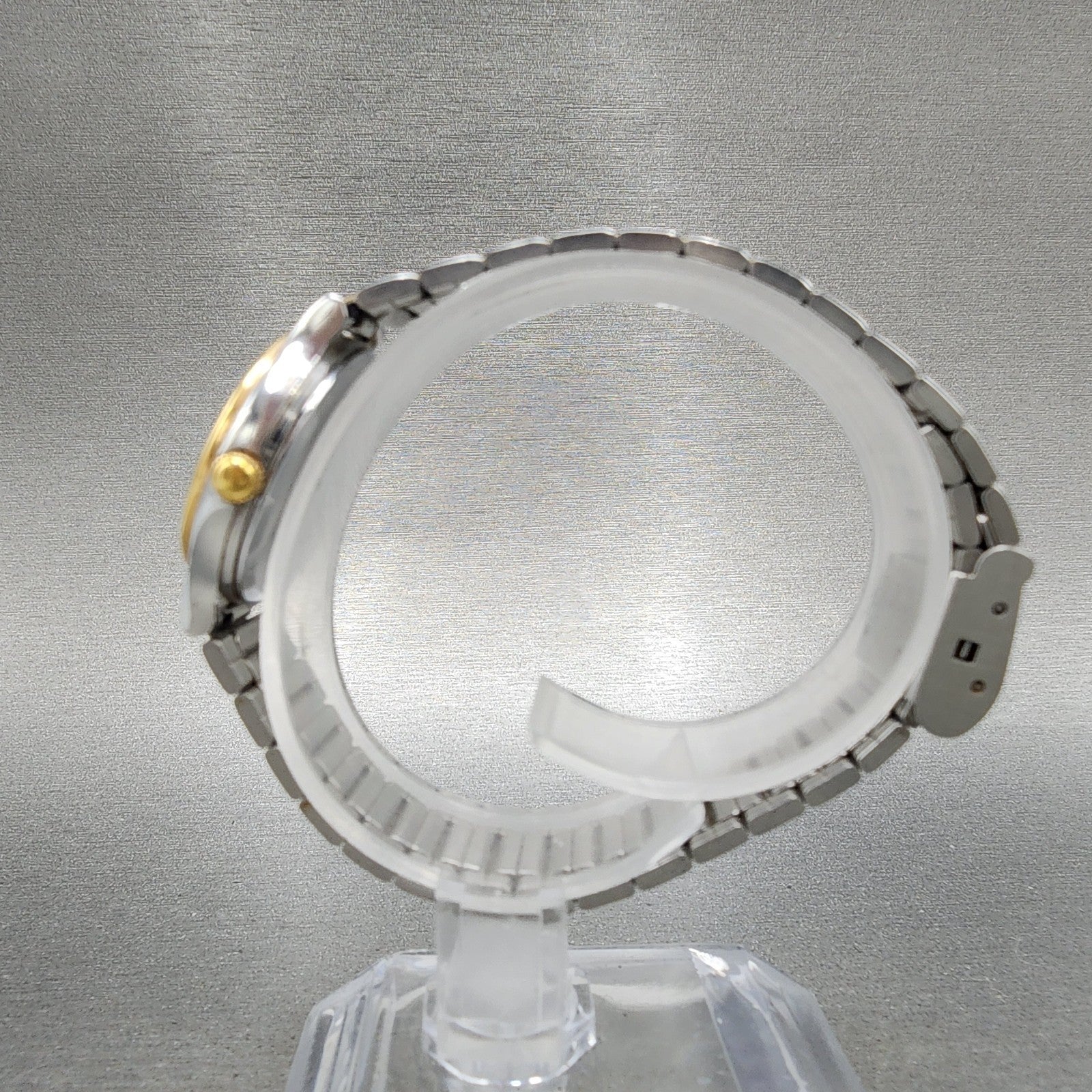 Seiko Spirit Watch Women 25mm Champagne Dial Two Tone Round 7N016A80 New Batt7