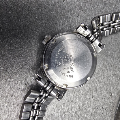 Seiko Automatic Watch Women 23mm Silver Dial Silver Hi-Beat Date 2205-0599 Works10