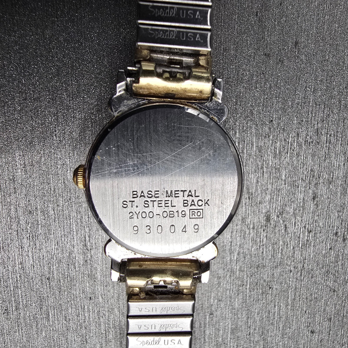 Seiko Watch Women 19mm White Dial Two Tone Round 2Y00-0B19 New Battery Vintage10