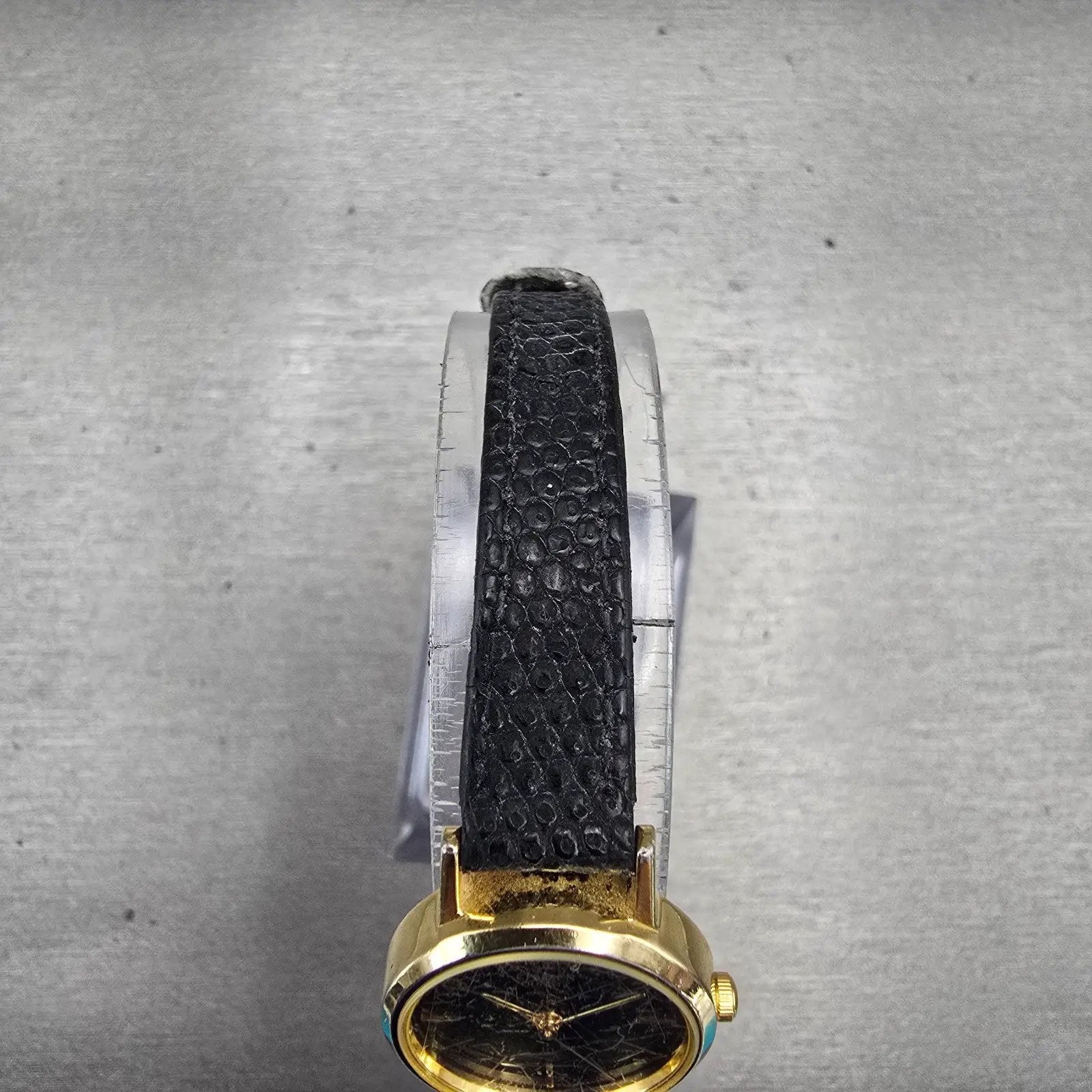 Citizen CQ Watch Women 21mm Black Dial Gold Tone Round 5930-T15740 New Battery4