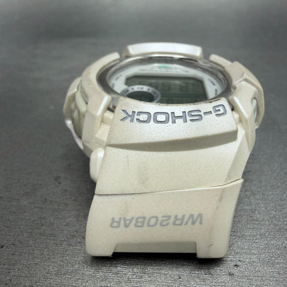 Casio G-Shock DWX-199 Watch Men 48mm Digital White Alarm Chrono Round New Batt4