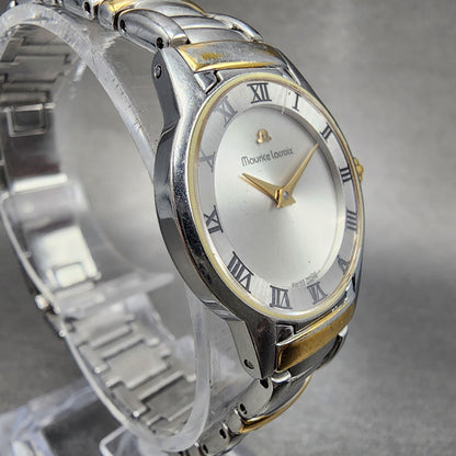 Maurice Lacroix Miros Watch Women 24mm Silver Dial Two Tone Round New Battery3