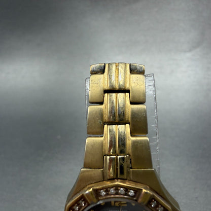 Seiko Coutura Watch Women 23mm Gray Dial Gold Tone 1N01-0lE0 New Battery ABC4