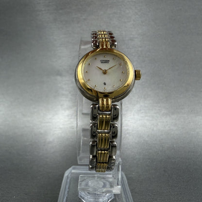 Citizen CQ Watch Women 20mm MOP Dial Two Tone Round 3220S24329 New Battery5