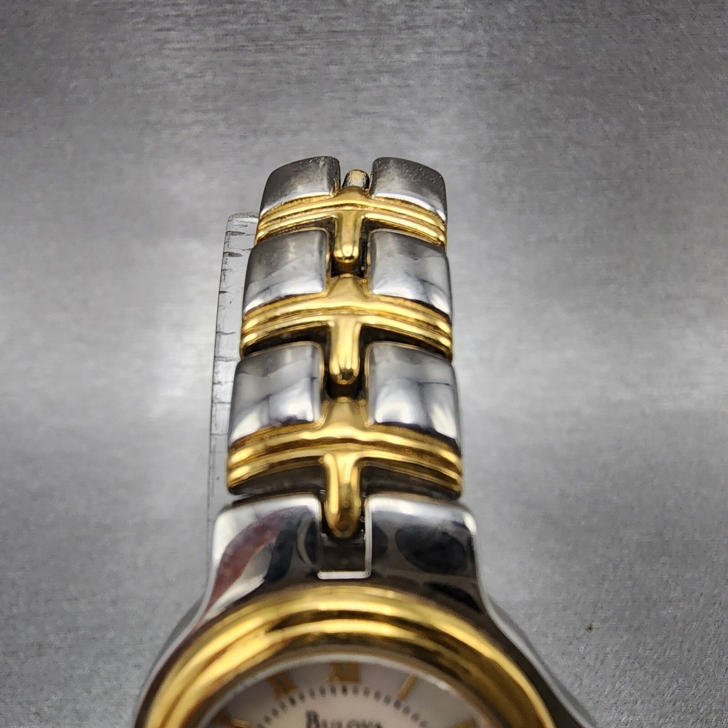 Bulova Watch Women 24mm MOP Dial Two Tone Round 98L56 New Battery4