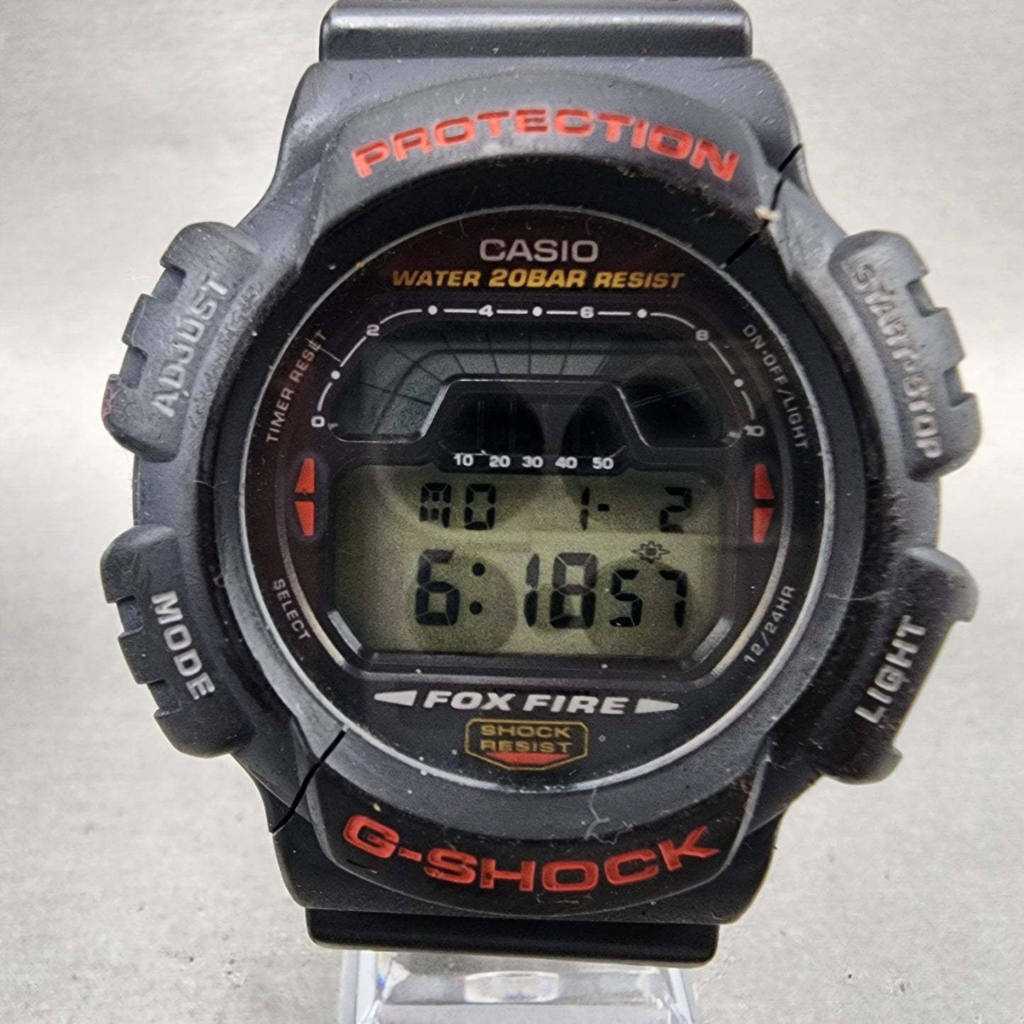 Casio GShock DW8700 Watch Men 47mm Digital Black Alarm Chrono New Battery2