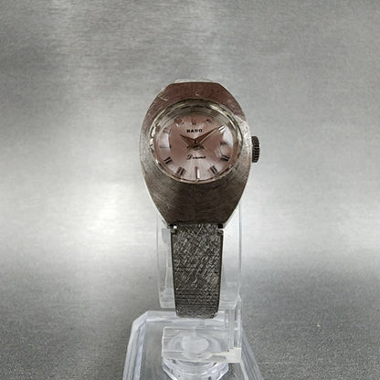 Rado Durance Watch Women 19mm Silver Dial Silver Tone Manal Wind PARTS6