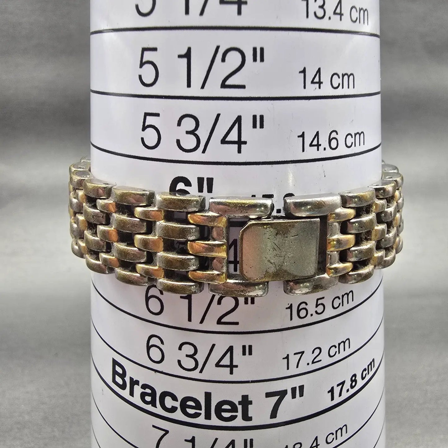 Seiko Watch Women 17mm White Dial Two Tone Rectangle 1N00-6E20 New Battery VTG9