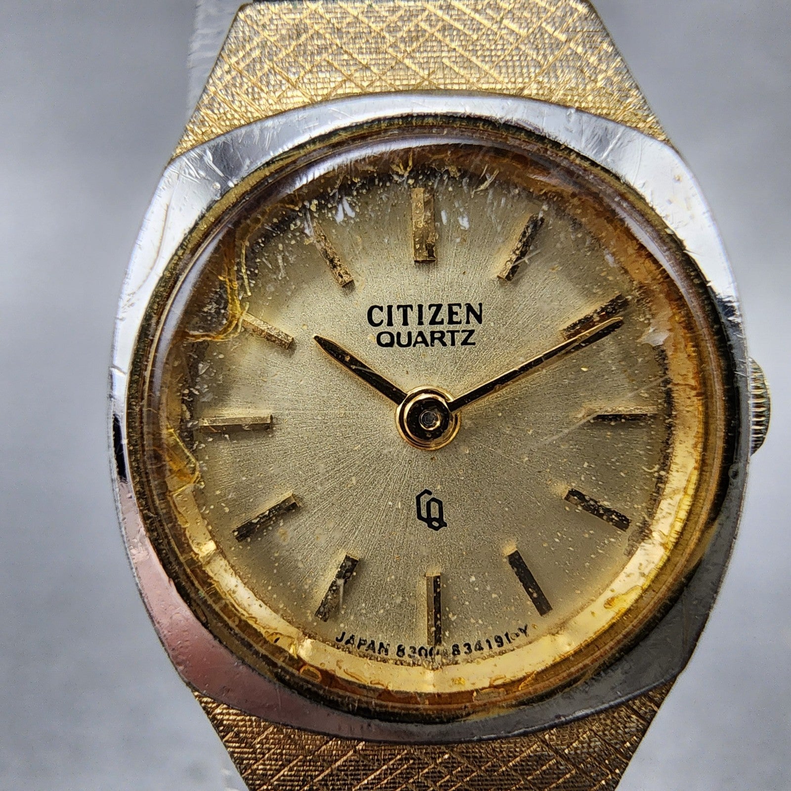 Citizen CQ Watch Women 18mm Cream Dial Gold Tone Round 4832779 New Battery2