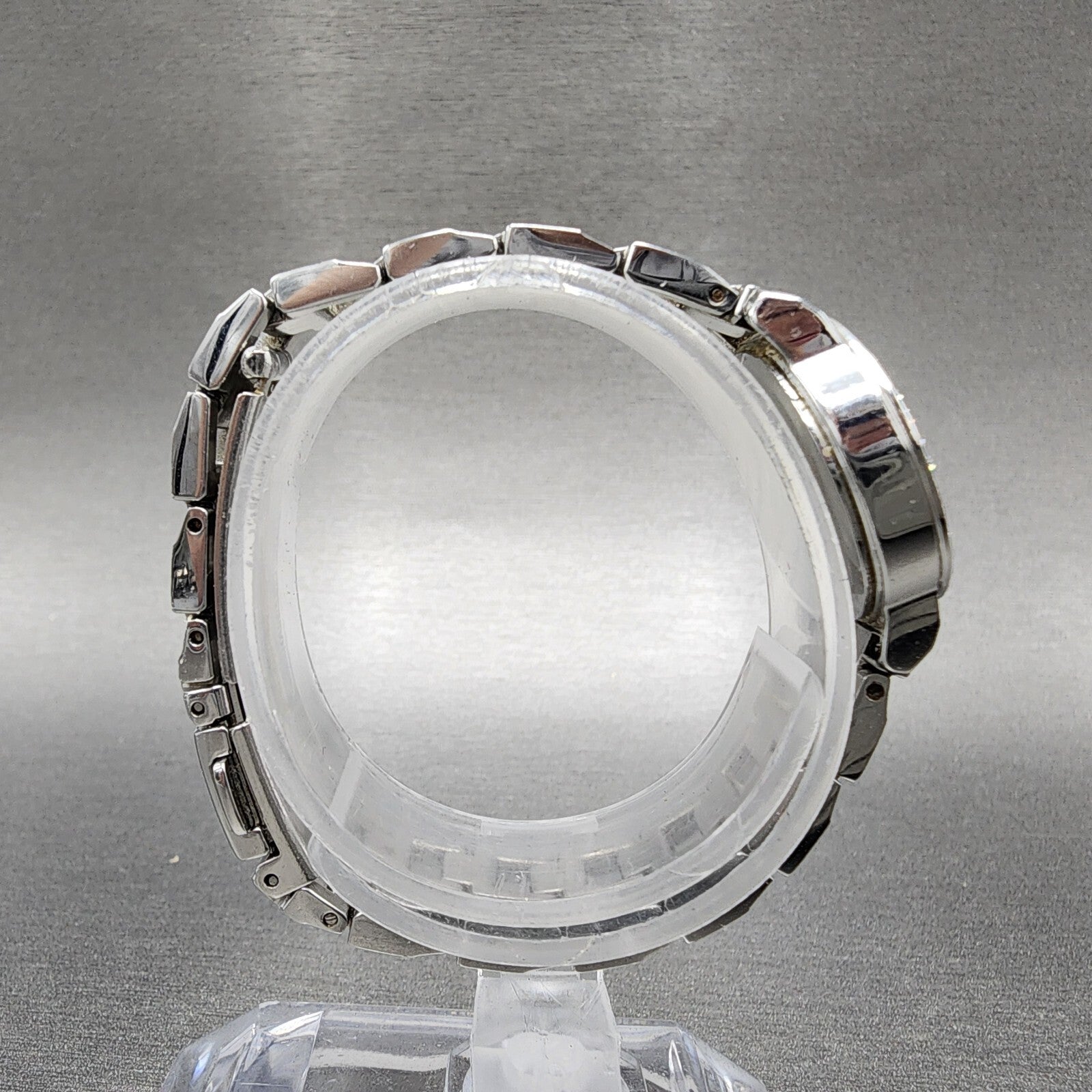 Seiko ALBA Ingenu Watch Women 22mm Pink Dial Silver Tone Crystal Bezel New Batt10