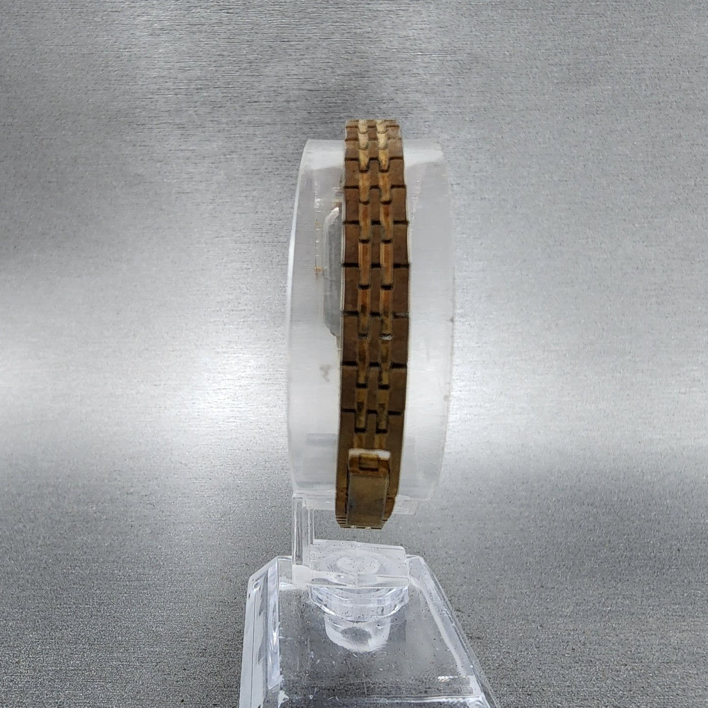 Citizen CQ Tank Watch Women 13mm Champagne Dial Gold Tone Rectangle New Battery7