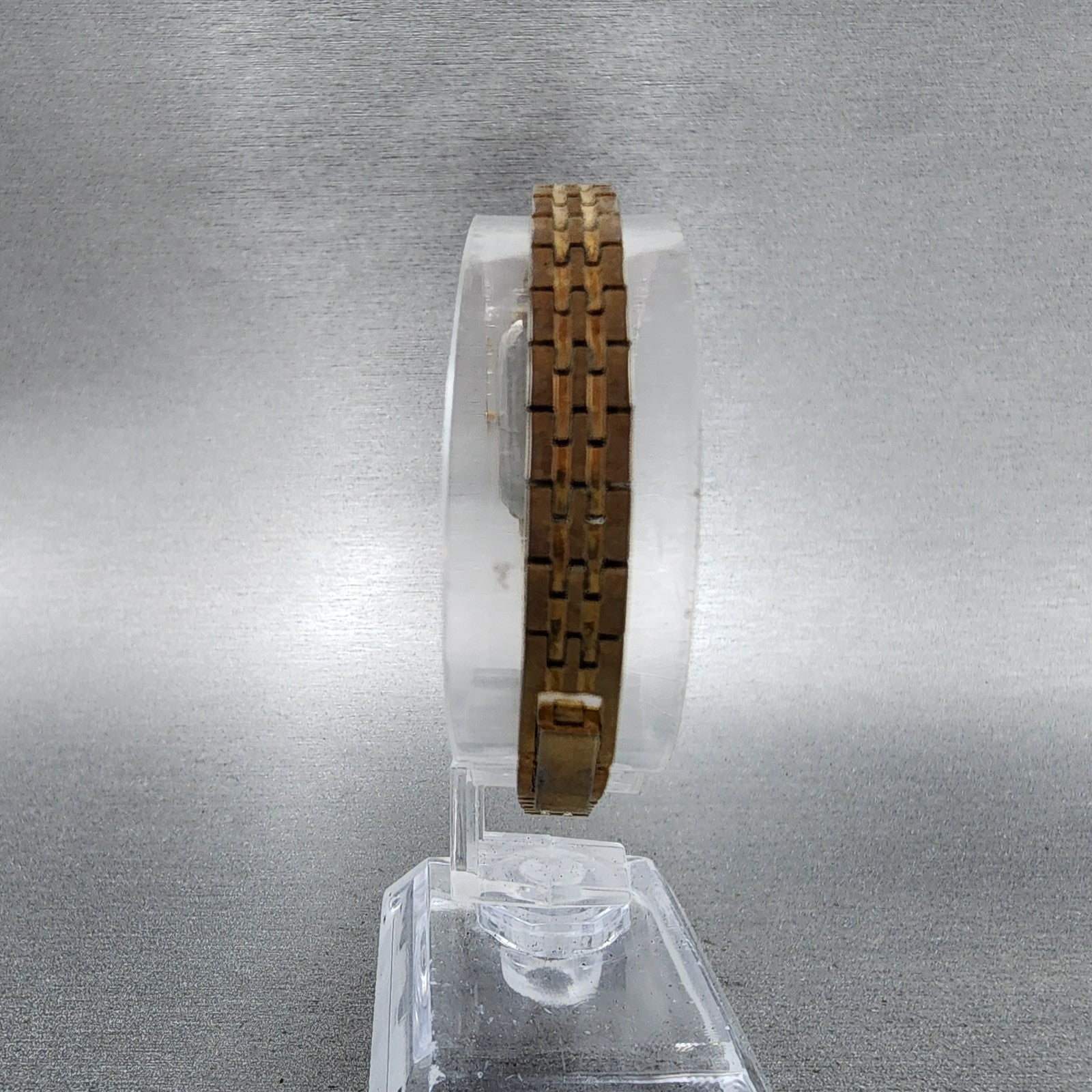 Citizen CQ Tank Watch Women 13mm Champagne Dial Gold Tone Rectangle New Battery7